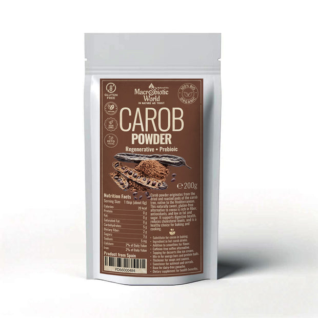 Organic-Bio Carob Powder | ผงคารอบ 200g