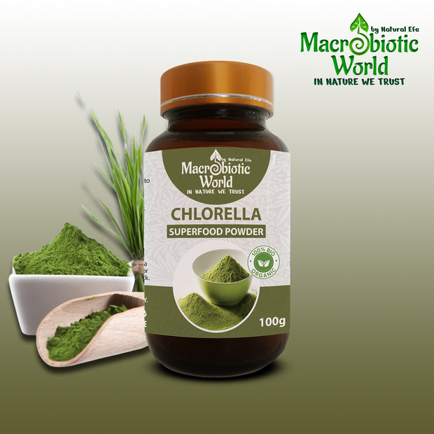 Organic-Bio Chlorella Powder ผงคลอเรลล่า