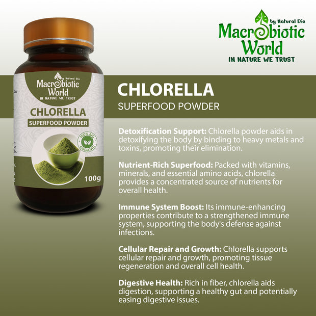 Organic-Bio Chlorella Powder ผงคลอเรลล่า