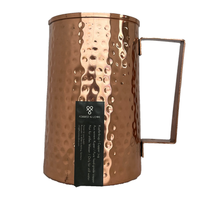 Copper Hammered Water Jug
