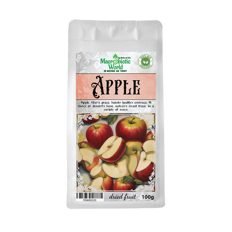 Organic/Bio Dried Apple แอปเปิ้ลตากแห้ง 100g