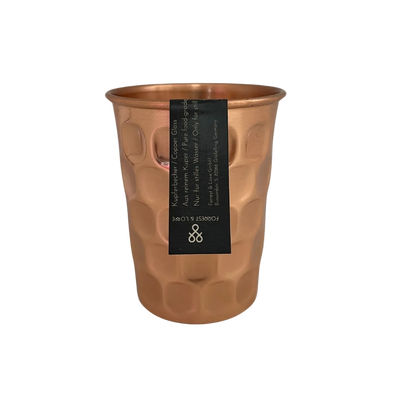 Premium Diamond Copper Water Glass