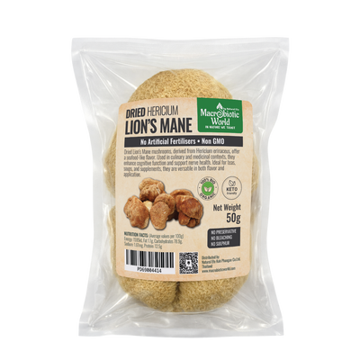 Dried Lion's Mane Mushroom - Organic Bio