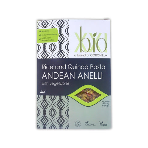 Organic/Bio Rice and Quinoa Pasta - Anelli ข้าวและควีนัวพาสต้า อาเนลลี่ 250g