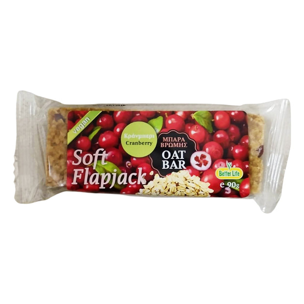 Soft Flapjack Oat Bar | Cranberry โอ๊ตบาร์แครนเบอร์รี่ 90g
