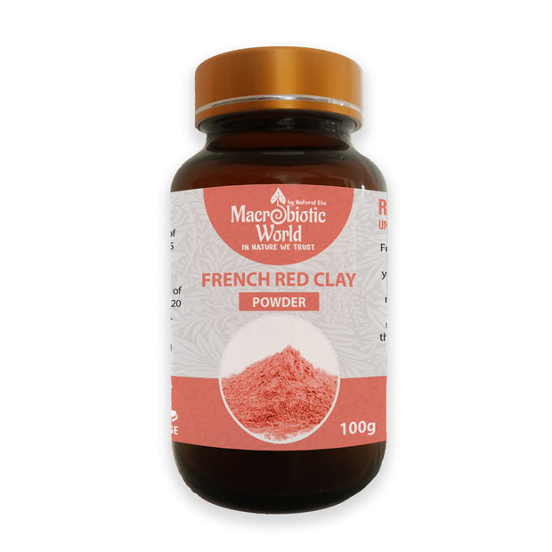Natural Efe l Face Mask l FRENCH RED CLAY powder