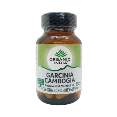Natural Efe | Organic India Garcinia Cambogia - Improve Fat Metabolism | 60 Capsules