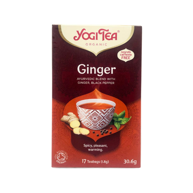 Yogi Tea Organic | Ginger 17 Teabags (1.8g) 30.6g