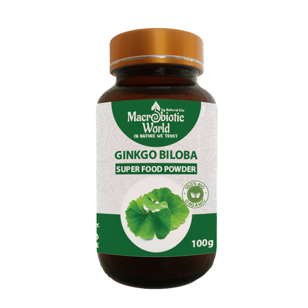 Organic-Bio Ginkgo Biloba Powder ผงแปะก๊วย 100g