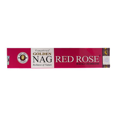 Golden Nag Red Rose Incense Sticks