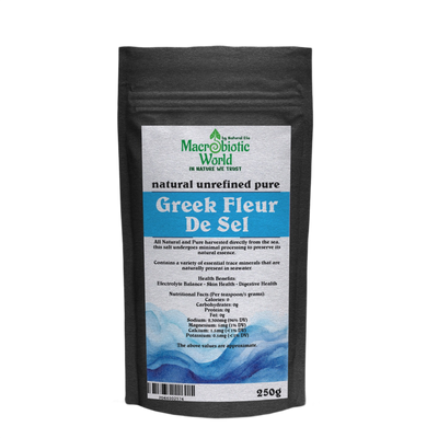 Greek Fleur De Sel Salt From Messolonghi