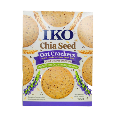 Chia Seed Oat Crackers - Organic