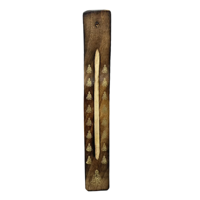 Indian Wooden Incense Sticks Holder - Buddha Style