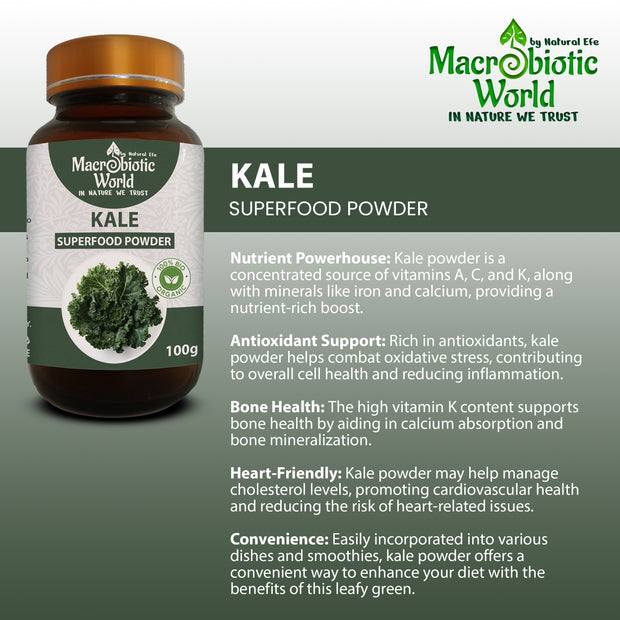 Organic-Bio Kale Powder 100g