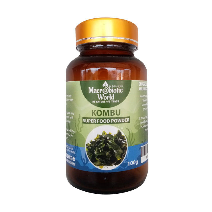 Organic/BIO KOMBU Seaweed powder l ผงสาหร่ายคอมบุ 100g