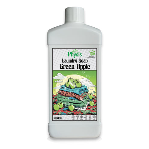 PHYSIS | LAUNDRY SOAP | GREEN APPLE น้ำยาซักผ้า กลิ่นแอปเปิ้ลเขียว 1000ml