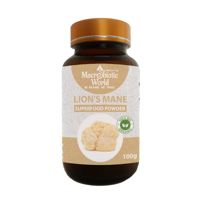 Organic-Bio Lion's Mane Powder | ผงเห็ดแผงคอของสิงโต 100g
