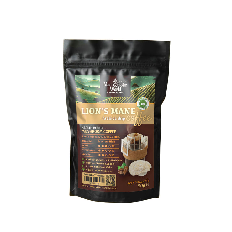 Lion's Mane Arabica Drip Coffee 1