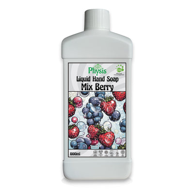 PHYSIS | Natural Soapberry Probiotic Liquid Hand Soap | Mix Berry สบู่เหลวล้างมือ มิ้กซ์เบอรี่ 1000ml