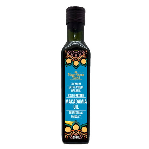 Organic/Bio Extra Virgin Cold Pressed Macadamia Oil น้ำมันแมคคาเดเมีย สกัดเย็น