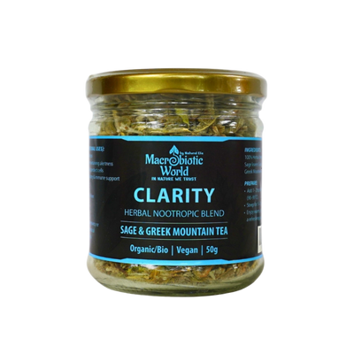 Clarity Herbal Nootropic Blend (Sage & Greek Mountain Tea)