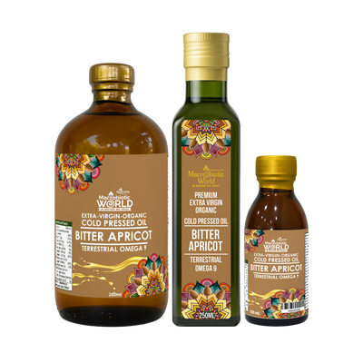 Organic/Bio | Extra Virgin Cold Pressed Bitter Apricot Kernels Oil