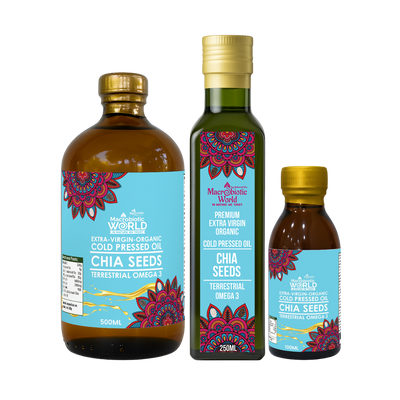 Organic/Bio | Extra Virgin Cold Pressed Chia Seed Oil