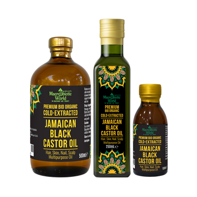 Organic/Bio | Extra Virgin Cold Pressed Black Jamaican Castor Oil