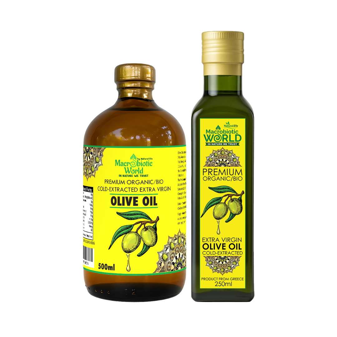 Premium Extra Virgin Olive Oil - Organic Bio  Macrobiotic World