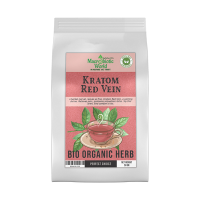Red Vein Kratom Herb Tea - Organic Bio