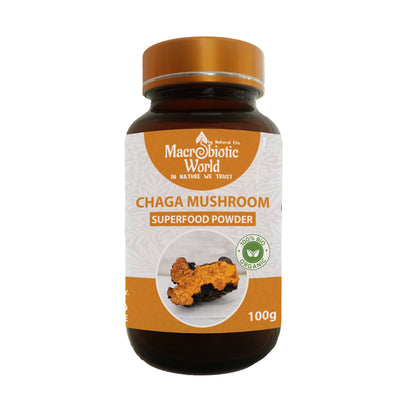Organic / Bio Chaga Mushroom Powder | ผงเห็ดชากา 100g