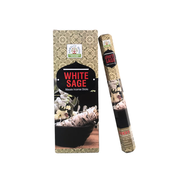 Namaste India | White Sage Masala Incense Sticks