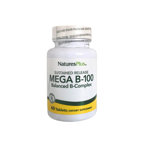 NaturePlus | Mega B-100 Balanced (B-Complex) 60 Tablets