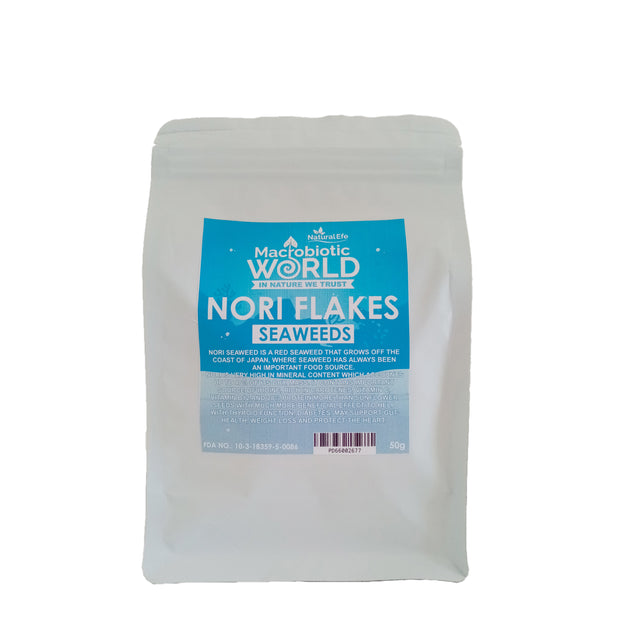 Organic-Bio Nori Flakes Seaweed สาหร่ายทะเล 50g