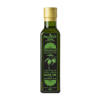 Organic/Bio | Premium Extra Virgin Olive Oil Infused Oregano & Thyme