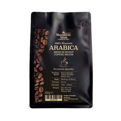 Arabica Coffee Medium - Roasted Coffee Beans - Organic