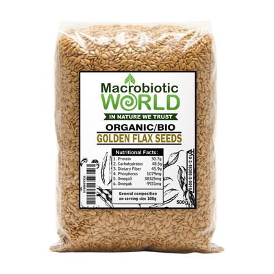 Golden Flax Seeds - Organic Bio