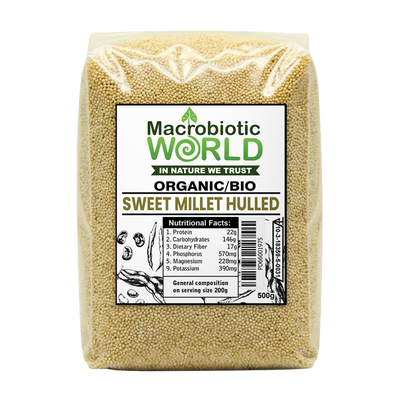 Sweet Millet Hulled Grains - Organic Bio