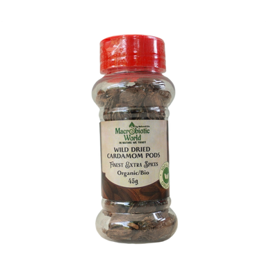 Wild Dried Cardamom Pods - Organic Bio