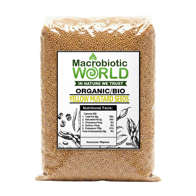 Yellow Mustard Seeds - Organic Bio