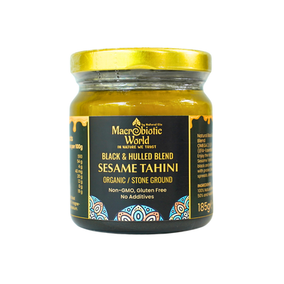 Organic/Bio | Black & Hulled Sesame Seed Tahini Blend