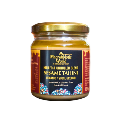 Organic/Bio | Unhulled & Hulled Sesame Seed Tahini Blend