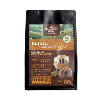 Reishi Arabica Drip Coffee - Organic Bio