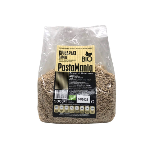 PASTAMANIA WHOLE DURUM WHEAT SEMOLINA PASTA:RISONI 500g - 0