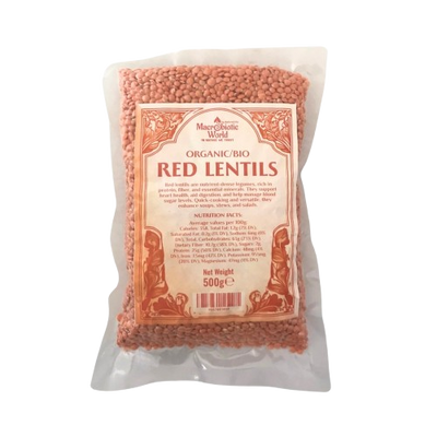 Red Lentils - Organic Bio