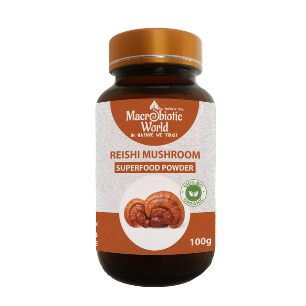 Organic-Bio Reishi Powder (Ganoderma lucidum) 100g