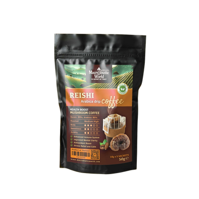 Reishi Arabica Drip Coffee - Organic Bio