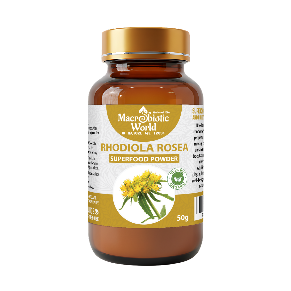 Organic/Bio Rhodiola Rosea Powder – Macrobiotic World