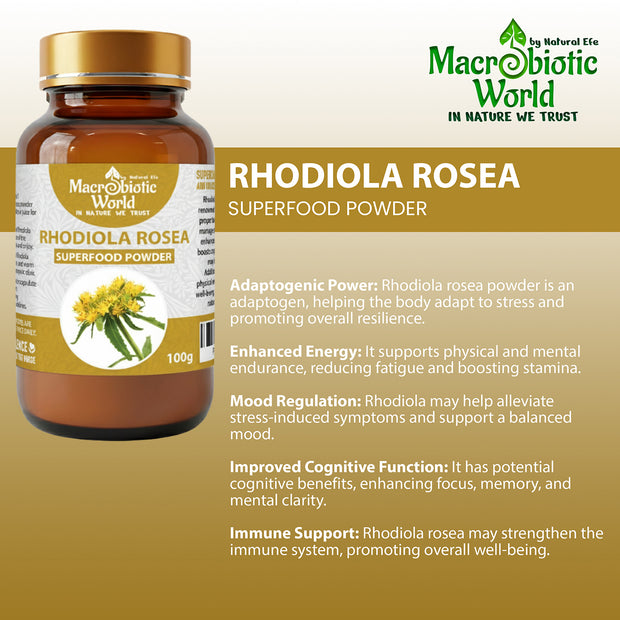 Organic/Bio | Rhodiola Rosea Powder