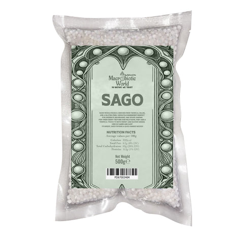 Natural Efe l Sago 500g เมล็ดสาคู